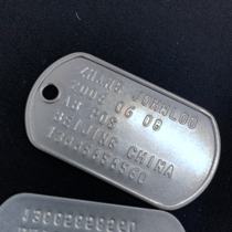Customized U.S. military identity tags security signs original machine-made soldier tags dog tags information identification brand products