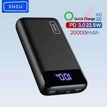 INIU Powerbank 20000mAh 22 5W PD3 0 QC4 0 Fast Charging LED