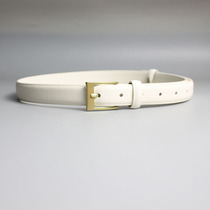 Japanese FC belt womens style decorative one-piece skirt suit sweater with jeans cowhide belt pants black trend