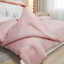 Twin quilt four-season quilt two-in-one mother quilt thickened spring and autumn quilt spring quilt core white pink spring and autumn cotton quilt