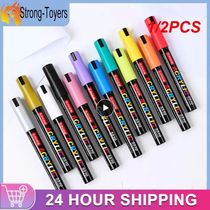 1 2PCS Painting Art Markers 15 * 1 7cm Marker Pen 36 Color