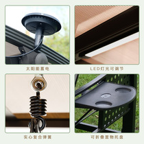 Outdoor swing courtyard swing outdoor rocking chair villa garden aluminum alloy double cradle chair hammock hanging chair home