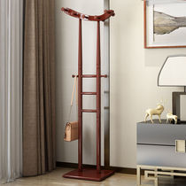 Solid wood clothes rack floor-standing bedroom creative storage rack office coat rack home clothes rack storage rack