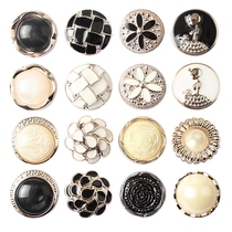 Universal coat buttons black large round round large buttons woolen womens 25mm small decorative sweater