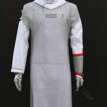 Metal stainless steel wire hoop apron Level 5 anti-cutting apron Wood cutting anti-chainsaw apron