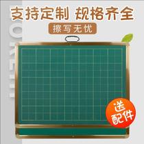 Teacher practice calligraphy blackboard double-sided green board rice grid pinyin hanging teaching magnetic small blackboard chalk words can be erased