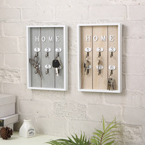 Entrance entrance wall storage box storage rack decoration wall hanging entry foyer key hanging rack hook wall hanging