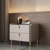 New Italian style bedside table for bedroom home simple modern bedside cabinet storage storage cabinet all solid wood slate simple