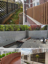 WBZ7 plastic board fence fence grille wood plastic slat flower box floor solid decorative board wall panel waterproof