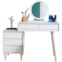 1PKN solid wood dressing table simple modern dressing table minimalist bedroom storage cabinet chest of drawers mini combination