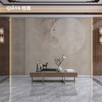 New Chinese style light luxury living room sofa TV background wall paper elegant retro wall tea room wall cloth environmentally friendly mural