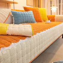 Corduroy sofa cushion universal plush cushion for all seasons anti-slip sofa cover new backrest cover cloth