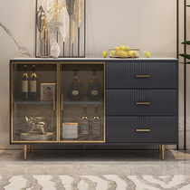 Italian light luxury slate sideboard modern simple living room dining room entrance wine cabinet modern simple entrance cabinet