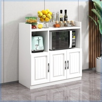 Sideboard simple kitchen storage cabinet storage cabinet microwave oven storage cabinet tea cabinet customized against the wall