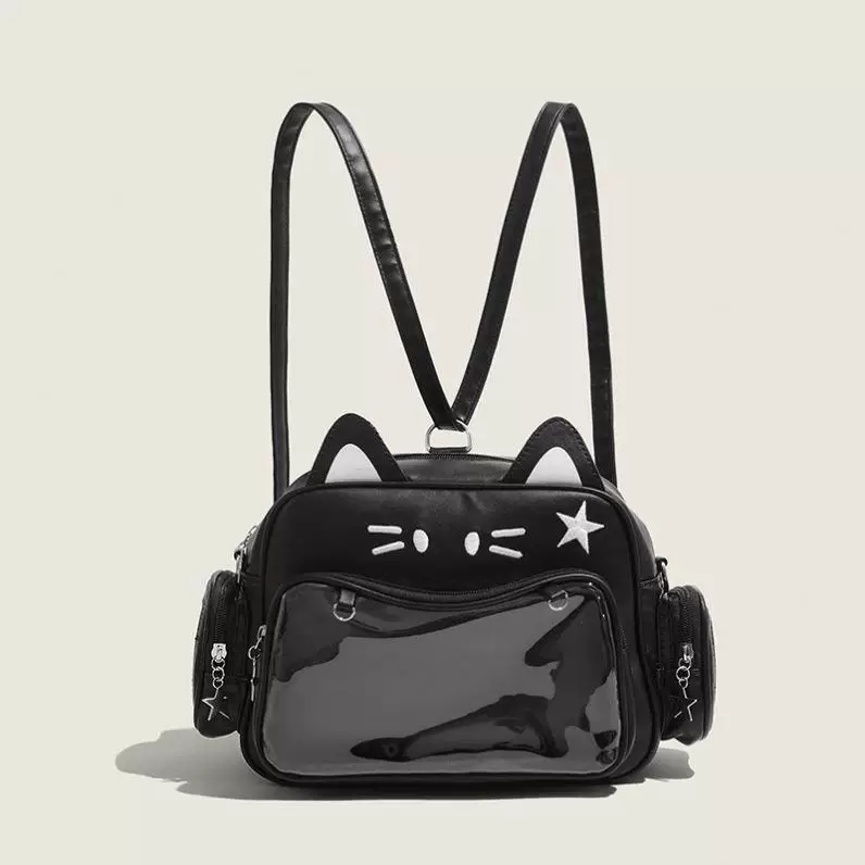 Mechanical capacious backpack, one-shoulder bag