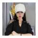 A-6 Summer New Sunshade Baseball Cap Ske Letter Internet Celebrity Casual Shiny Diamond Duckbill Cap Sun Protection Hat for Women Breathable