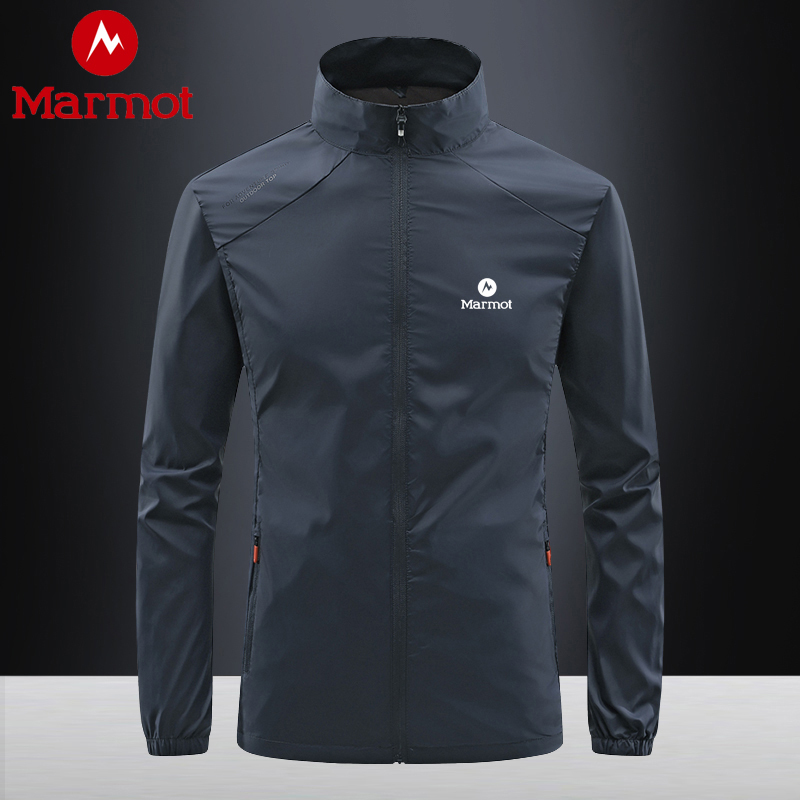 Marmot Groundhog Sun Protection Clothing for Men in Summer, Ultra-Thin Ice Silk Breathable Skin Clothing, Anti-Uv Jacket Marmot Groundhog Sun Protection Clothing for Men in Summer, Ultra-Thin Ice Silk Breathable Skin Clothing, Anti-Uv Jacket