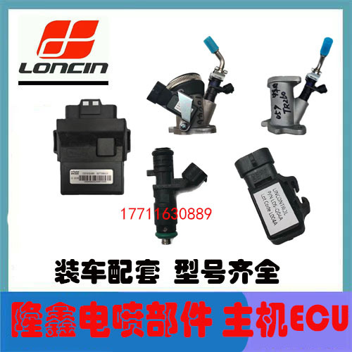 Loncin Tricycle Motorcycle Parts Original Electronic Fuel Injection Intake Pipe Components Pressure Sensor Fuel Injector Main Unit Ecu