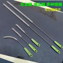 Throat casing nylon test tube brush pipe brush cup straw cleaning brush bendable laboratory brush lumen brush