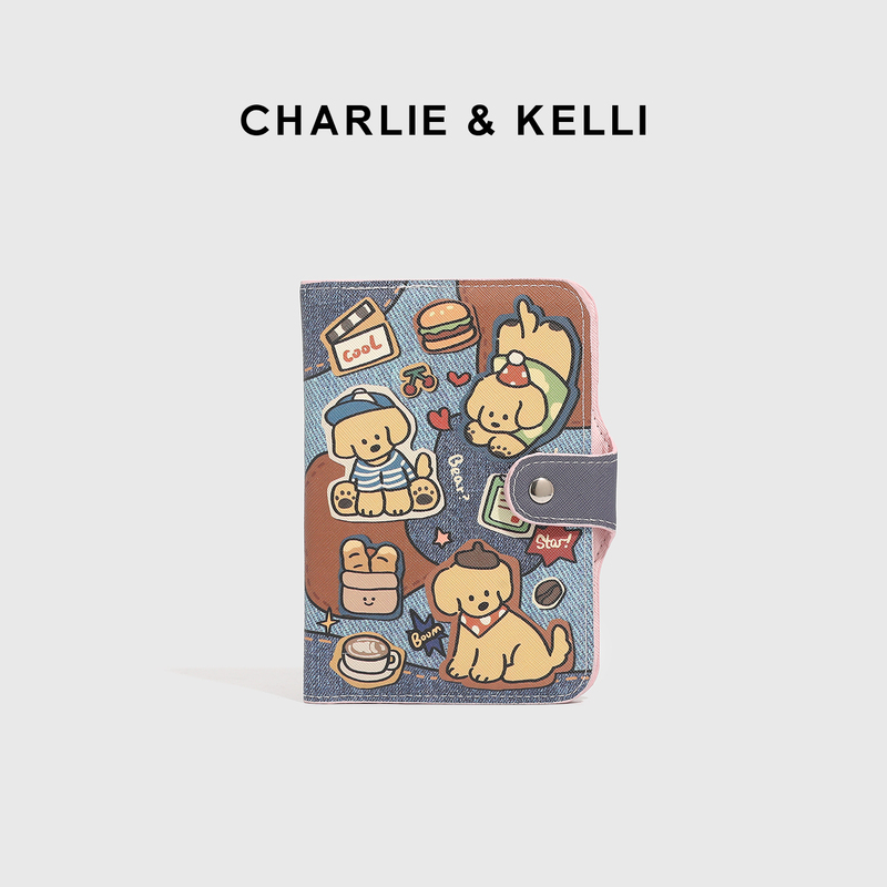 Official Website C&K Flagship Store Women's Bags 26 New Models Fashionable Cartoon Wallets Compact Lightweight Passport Holder Card Holder