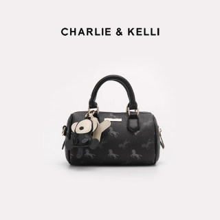 Charlie&Kelli Bag Women's 2026 New Commuter Shoulder Crossbody Bag Fashionable Hand-Held Boston Bag