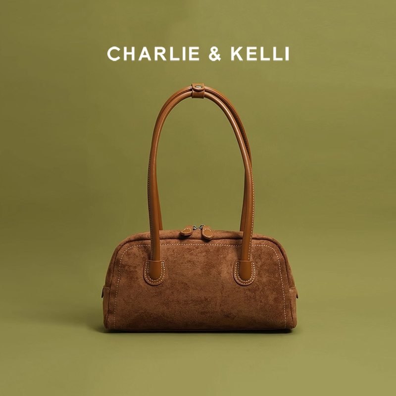 Official Website C&K Flagship Store Women's Bag 2026 New Niche Design Boston Bag Commuter Shoulder Underarm Bag Official Website C&K Flagship Store Women's Bag 2026 New Niche Design Boston Bag Commuter Shoulder Underarm Bag