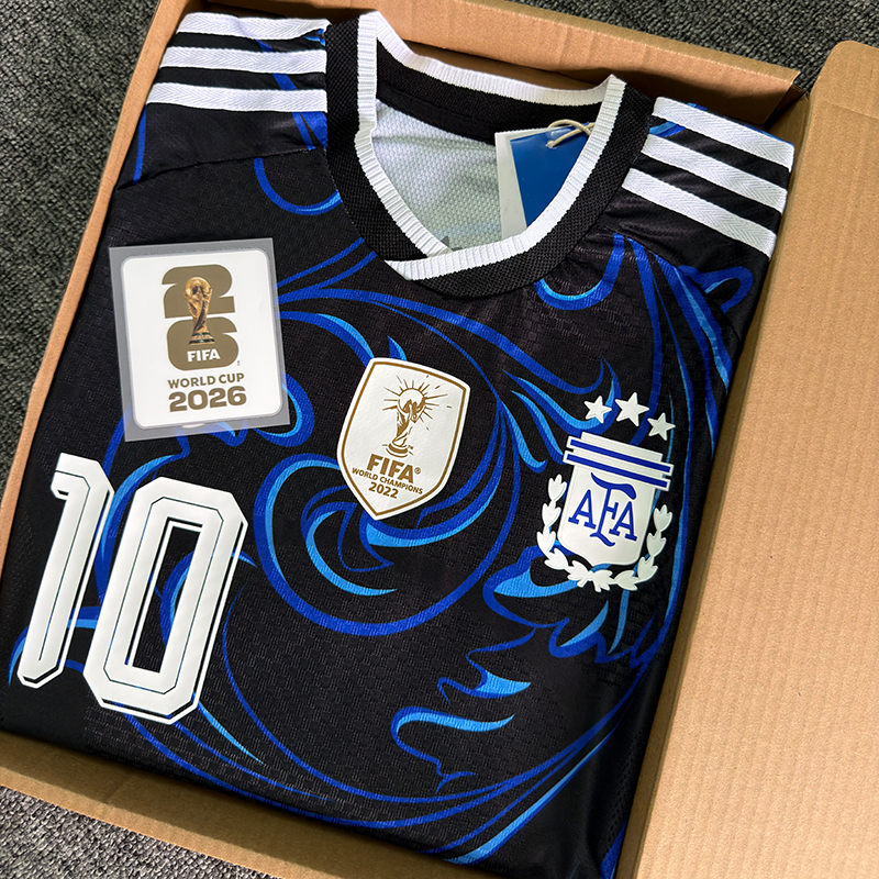 2026 Argentina Away Jersey Home Player Version Fan Version 10 Messi Alvarez Shorts Football Uniform