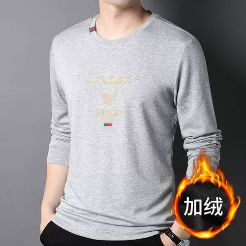 2021 Зимние мужские футболки с длинными рукавами с длинными рукавами