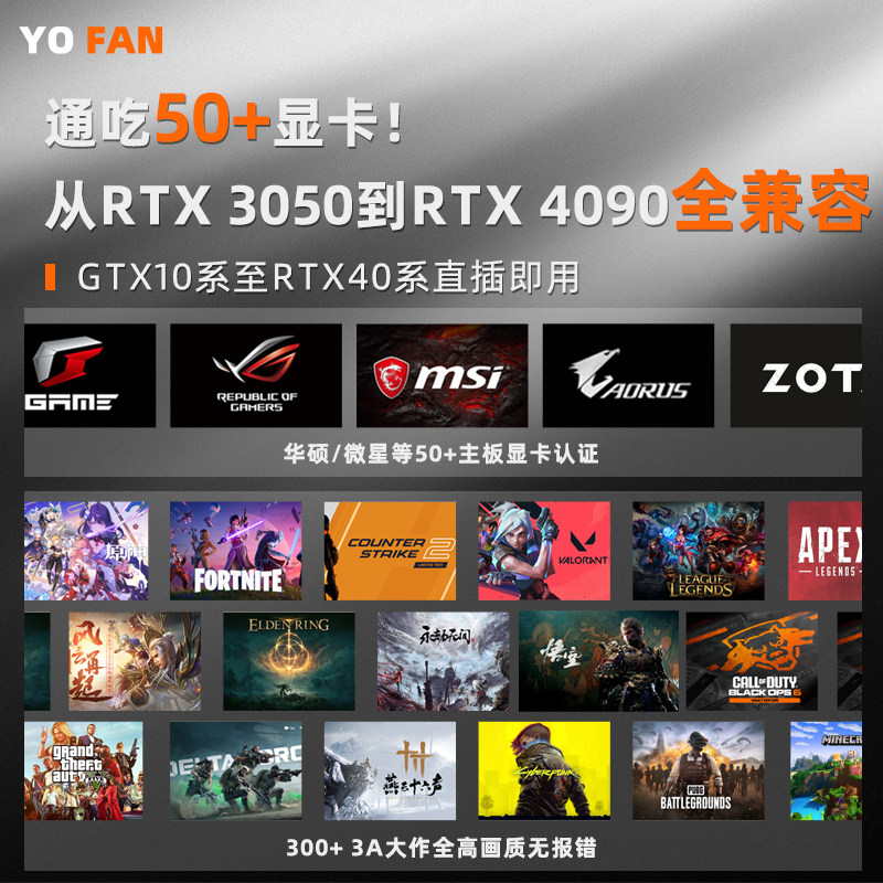 Кабель-райзер Youfan PCIe 4.0 черный, 90°, 10см