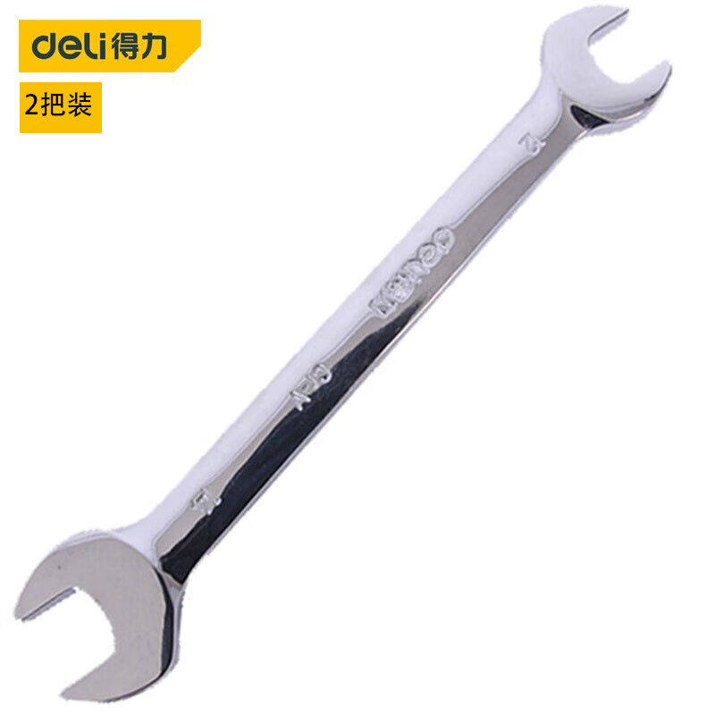 Able (deli) 2 Fitted mirror double opening wrench 22x24mm (silver) DL162224 -Taobao
