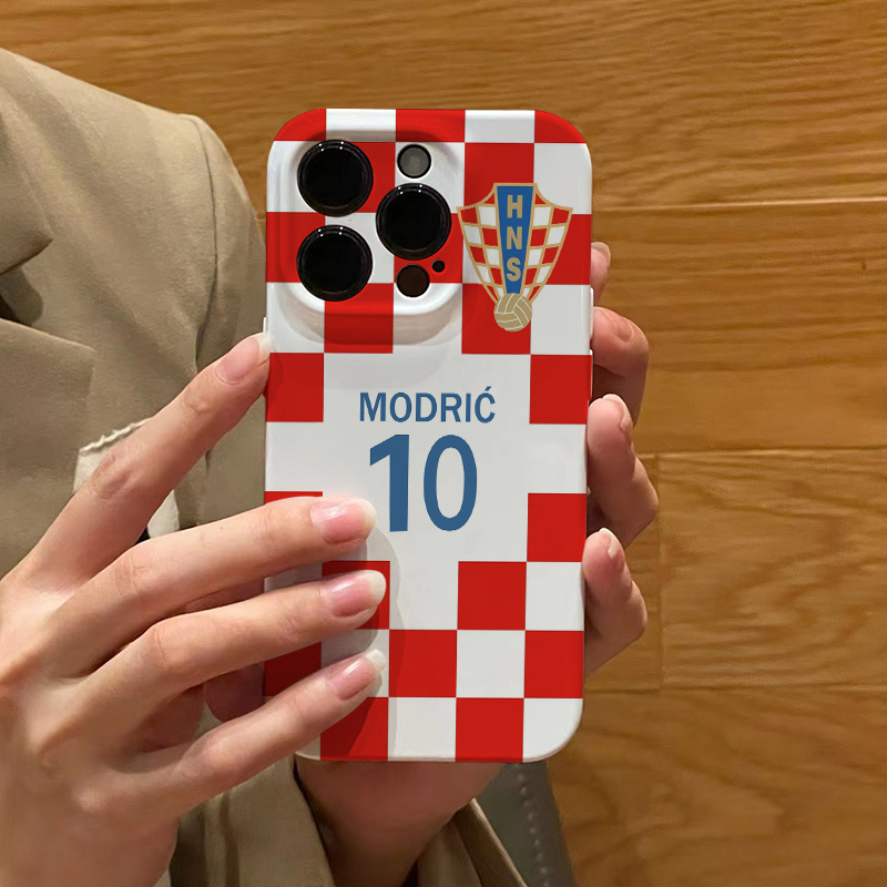 Croatia - Modric Suitable for Apple 15 Pro Max Phone Case Tpu Soft Case iPhone 14 High-End Feel 13 Pro Male 12 Female 16 New Model Xr Protective Case XS Film Case Personalized