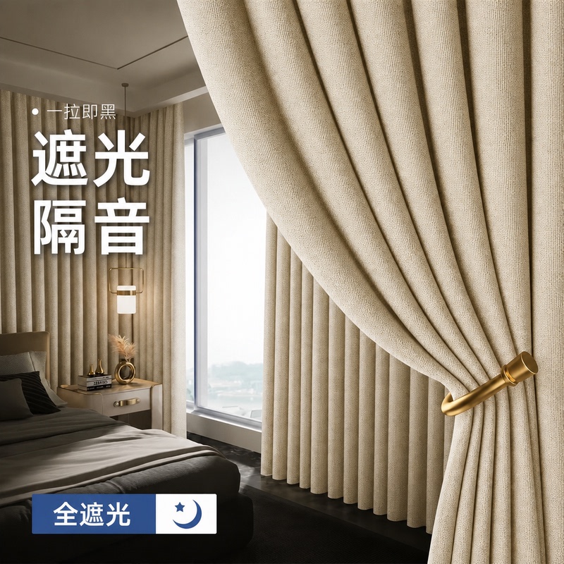 2026 New Model Curtain Rod Set, Full Blackout Roman Rod for Bedroom and Living Room, Sunshade Fabric, No-Drill Installation 2026 New Model Curtain Rod Set, Full Blackout Roman Rod for Bedroom and Living Room, Sunshade Fabric, No-Drill Installation