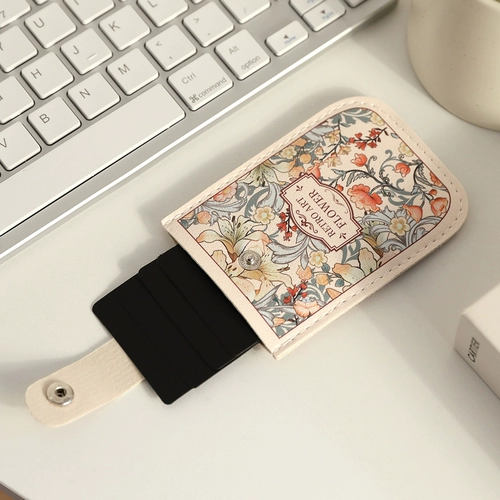 Ретро вместительный и большой картхолдер, антимагнитная маленькая ультратонкая сумка через плечо