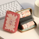 Мультяшный картхолдер, милая ультратонкая маленькая портативная сумка через плечо для водительских прав, вместительный и большой антимагнитный кошелек