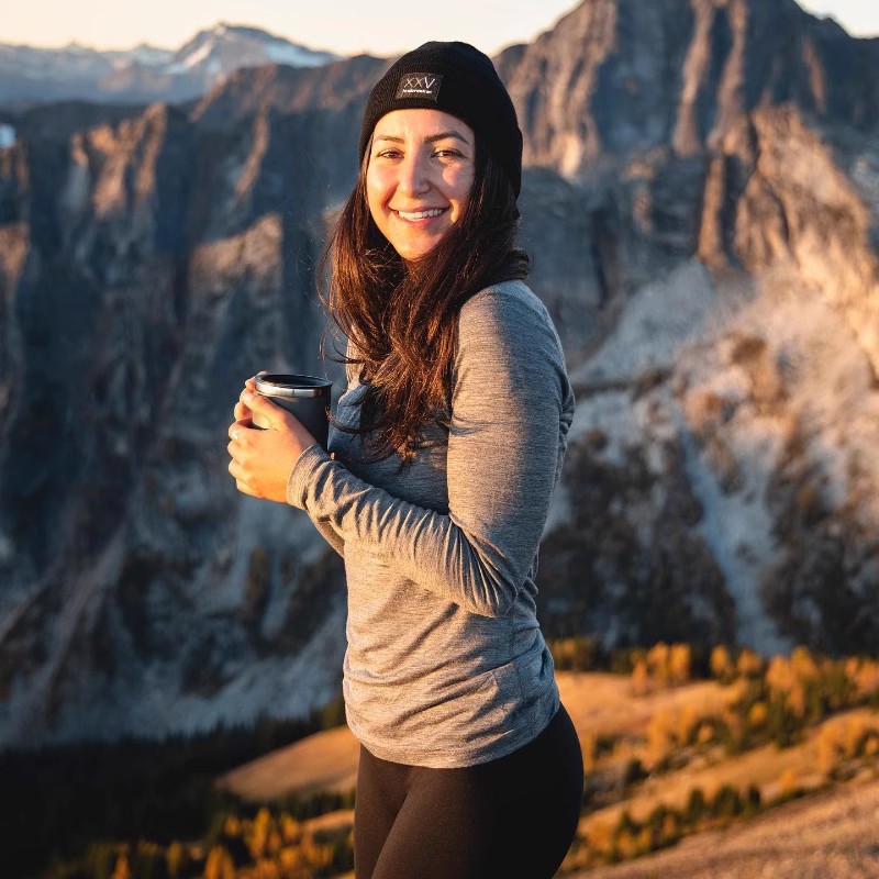 Outdoor Female Melislave Pure Wool Speed Dry Long Sleeve Autumn Winter Running Ski T-Shirt Underwear Beautiful Nog Bottom Round Collar-Taobao