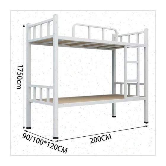 신식 상하 이층 철제 침대, 간이 철제 프레임 침대, 2인실 2층 직원 기숙사, 학생 철제 프레임 2층 프레임 침대