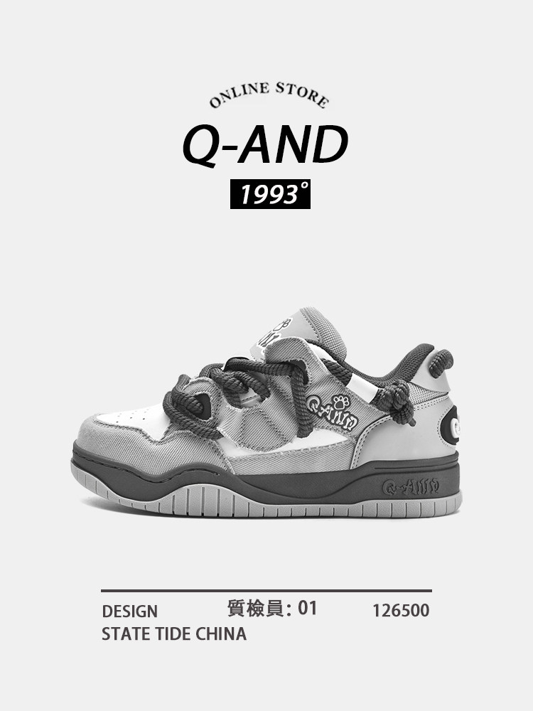 [Land Rover в том же стиле] Весенняя мужская обувь Qianda couple bread shoes, оригинальная обувь, трендовые повседневные кроссовки на толстой подошве Изображение 1
