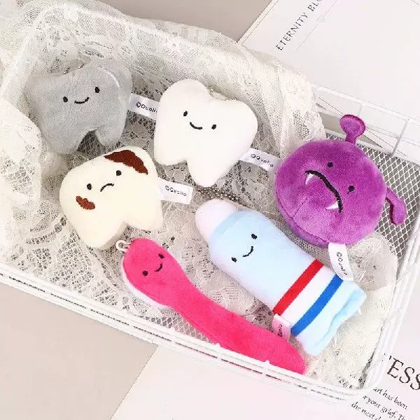 Cute Fun Plush Doll Toy Cartoon Stuffed Tooth Toothpaste