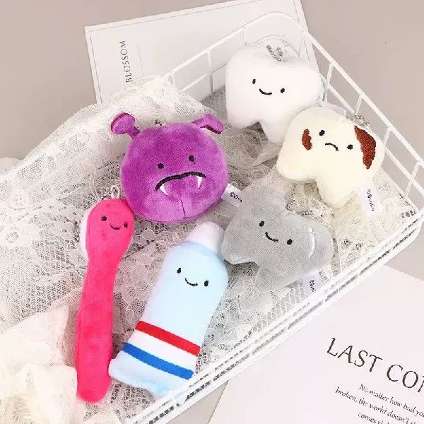 Cute Fun Plush Doll Toy Cartoon Stuffed Tooth Toothpaste