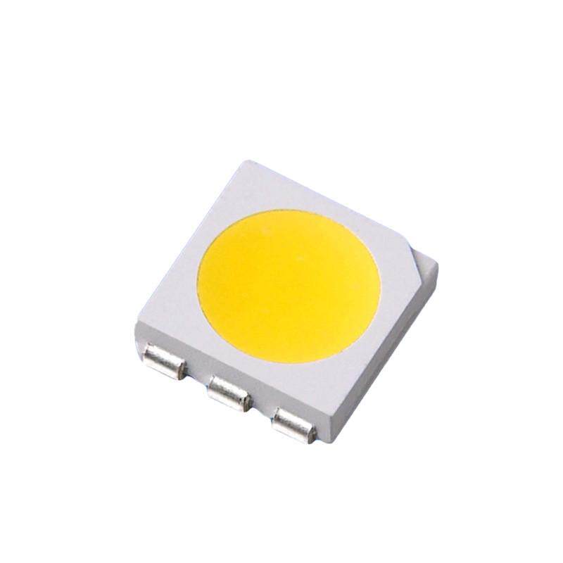 5050白光贴片LED灯珠0.2W3V高亮度正白暖白中性白三安芯片