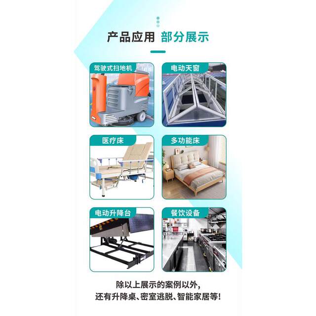 2000N Electric Push Rod Motor Electric Cylinder Mini Push-Pull Lift Control Telescopic Cylinder Window Opening 12V24V Manufacturer