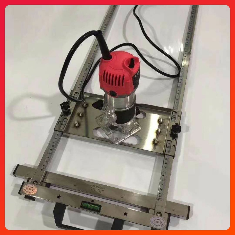 Trimming machine cutting machine fixed bracket cutting board slotting punching multi-functional portable cutting high-precision woodworking tools