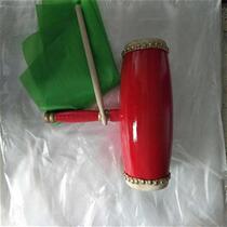 Waist drum Haian flower drum with handle hand drum dance props waist drum cowhide waist drum Haian flower drum musical instrument flower drum waist drum