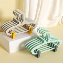 Japan MUJIE childrens clothes hanger baby clothes hanger household multi-functional traceless newborn child clothes hanger