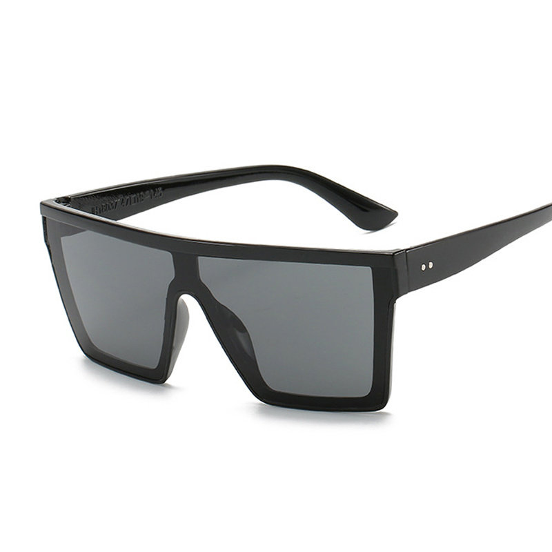 Oversized Sunglasses Woman Big Frame Square Gradient Lens Su