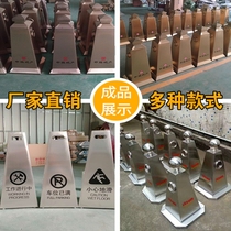 Stainless steel road cone roadblock ice cream cone prohibition warning cone parking cone sign reflective cone isolation roadblock pile