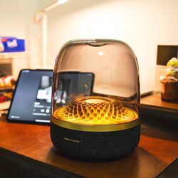 Harman Kardon Music Glass 4 Home Bluetooth Speaker with Lighting Gift Transparent Speaker Glass 3 Upgraded Version