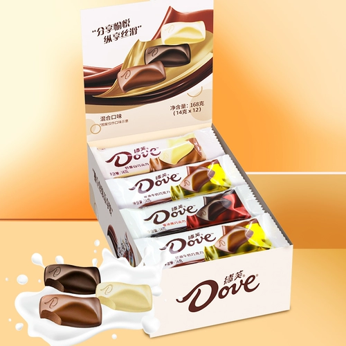 Dove Chocolate Gift Box Film Slip Milk Black and White Coach Отправить подругу закуски травяной кантон 10 миллиардов субсидий