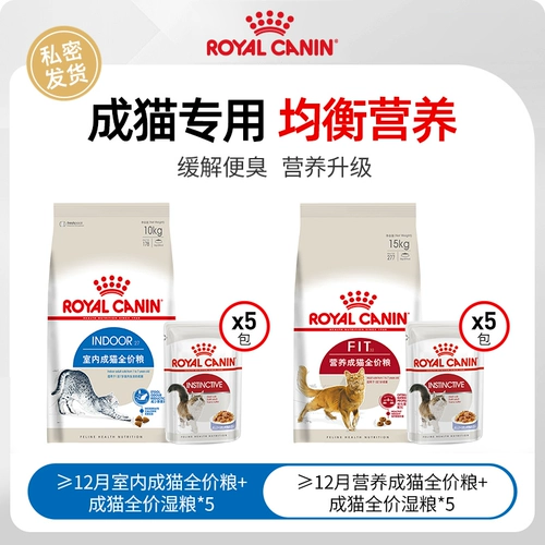 Сбалансированное питание кошки в кошачьи еда в королевском ресторане, чтобы облегчить вонючие