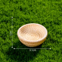 23# белая маленькая круглая бамбуковая корзина, 28 стилей